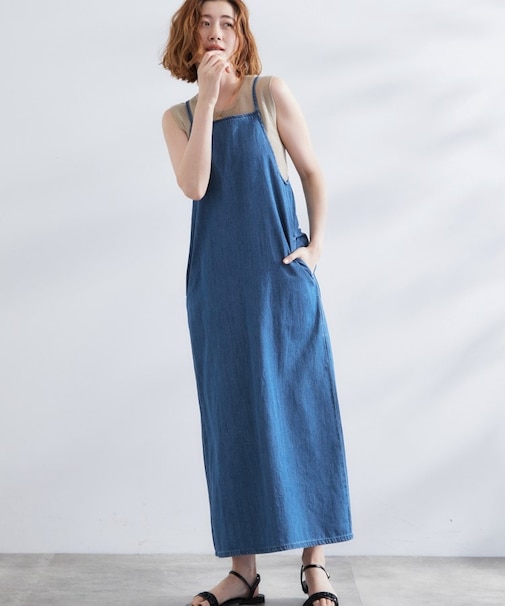 【Lee】DENIM CAMISOLE DRESS