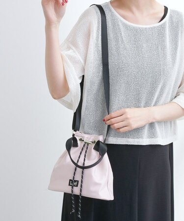 【Lee別注・撥水】巾着ハンドルショルダー