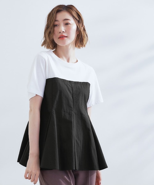 贅沢フレアーが高見え ドッキングビスチェT 贅沢フレアーが高見え ドッキングビスチェT｜グローブの通販
