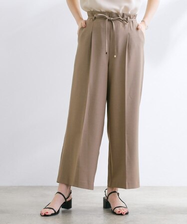美バランスが叶う　ハイウエストワイドパンツ