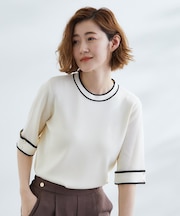 【夏に嬉しい機能付き】やわらかドライタッチワイドスリーブプルオーバー