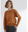 ON/OFF毎日使える！袖口ボタンドロップショルダーニット