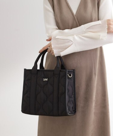 【Lee別注】撥水キルトパイピング2WAYトート