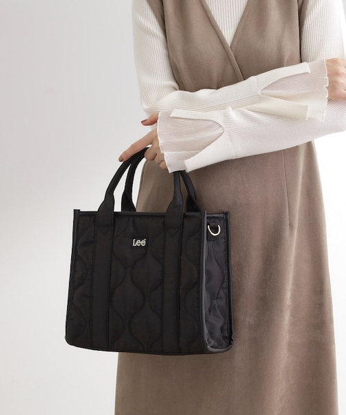 【Lee別注】撥水キルトパイピング2WAYトート