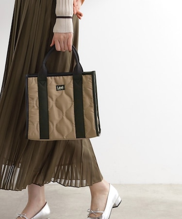 【Lee別注】撥水キルトパイピング2WAYトート