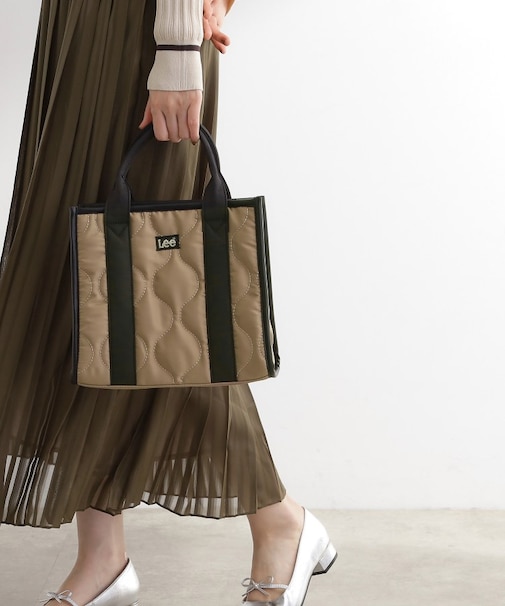 【Lee別注】撥水キルトパイピング2WAYトート