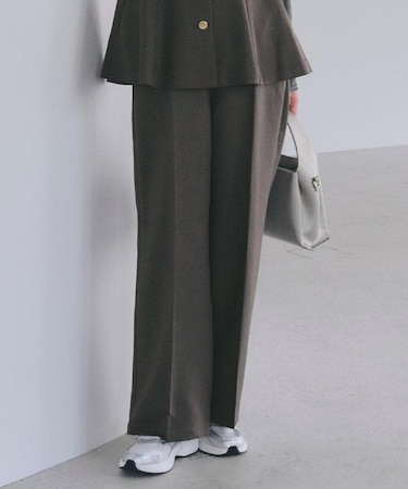 【カセット服】洗えるストレートワイドパンツ