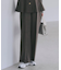 【カセット服】洗えるストレートワイドパンツ