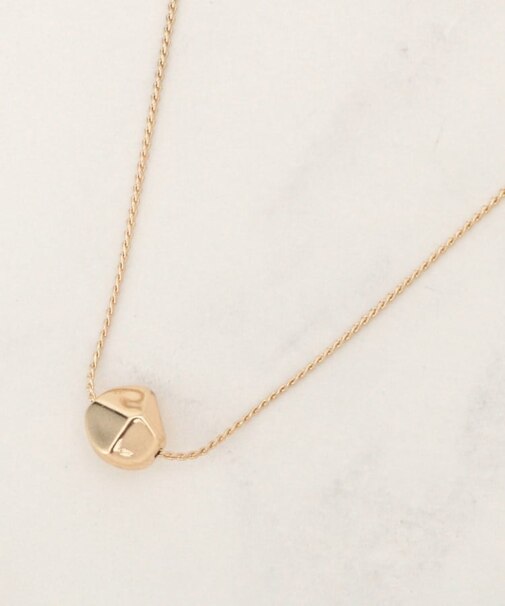 メタルストーンネックレス