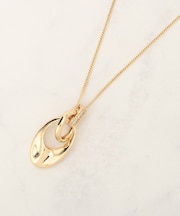 ニュアンスメタルビジューネックレス