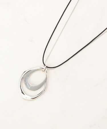 コードメタル2連ネックレス