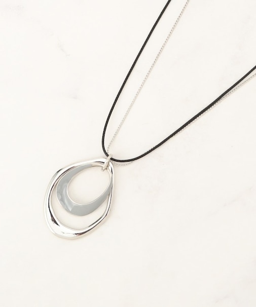 コードメタル2連ネックレス