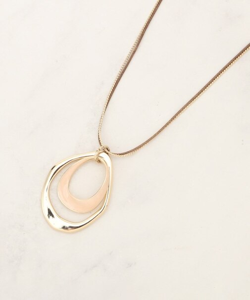 コードメタル2連ネックレス