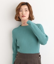 【石川梨華さん着用】ミニケーブルニット【毛玉軽減／洗える】