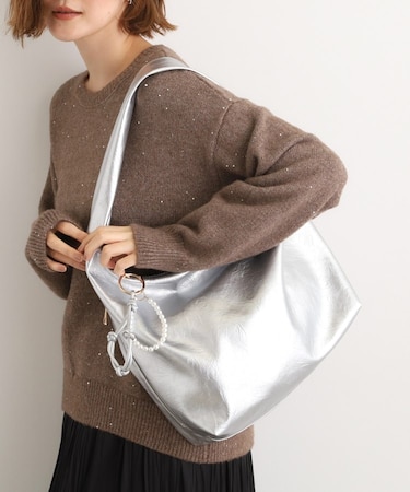 パール調チャームワンショルダー