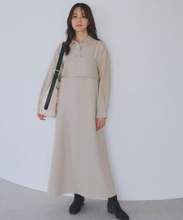 【カセット服】洗えるAラインキャミワンピース
