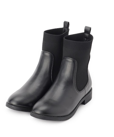 【人間工学】ニットコンビブーツ