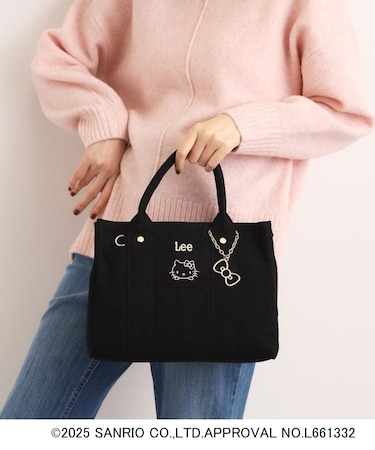 【ハローキティ】Lee別注ポケット刺繍スクエアトート