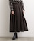 【石川梨花さん着用】スエードライク マキシティアードスカート