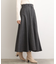 へリンボンツイードフレアマキシスカート