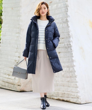 【名品アウター/800FP・多機能】つつまれダウンロング