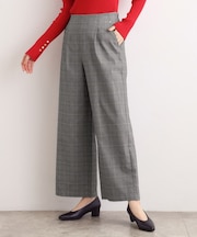 【選べる着丈/多機能】裏起毛ハイパーストレッチワイドパンツ