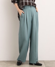 【石川梨華さん着用】ツータックワイドパンツ