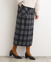 起毛ジャカードナロースカート