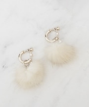 【3WAY】ファービジューイヤリング