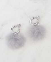 【3WAY】ファービジューイヤリング