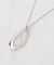 ダブルしずくモチーフネックレス