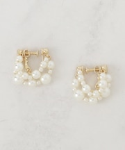 メニーパール調イヤリング