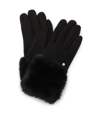 リストオーバーフェイクファー杢調グローブ