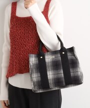 【Lee別注】スクエア2WAYチェックトート