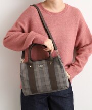 【Lee別注】スクエア2WAYチェックトート