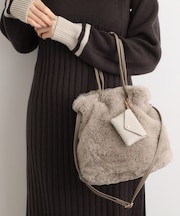 エコファーポーチ付き2WAYショルダー