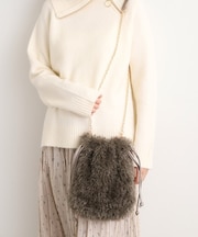 プードル巾着チェーンショルダー