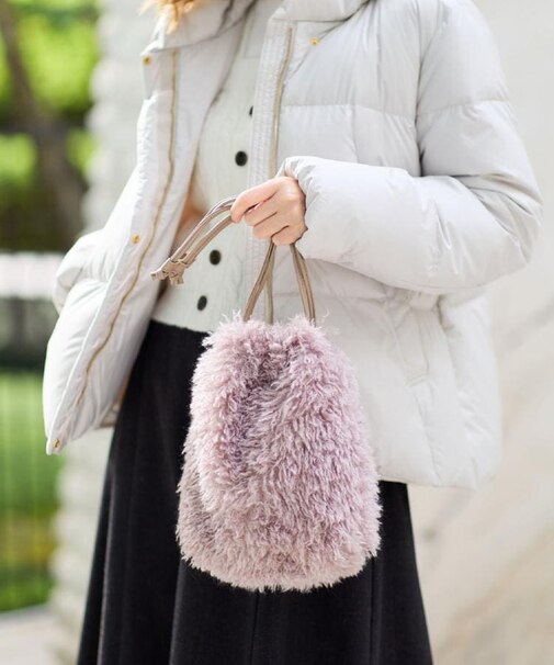 プードル巾着チェーンショルダー