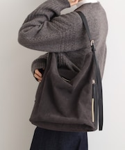 スエード調コンビワンンショルダー