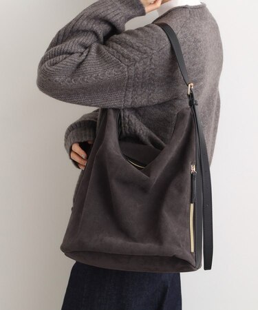 スエード調コンビワンンショルダー