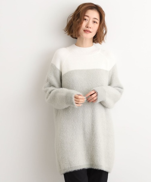 ヘリンボーンジャカードチュニック