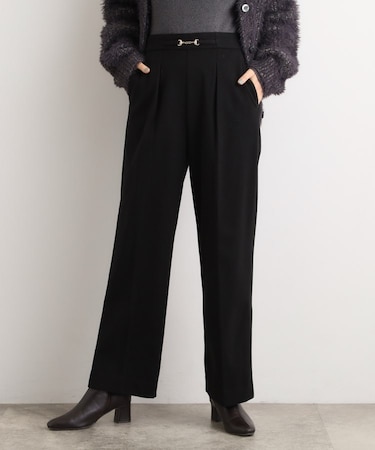 フロントビットカルゼワイドパンツ