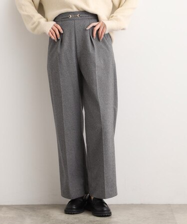 フロントビットカルゼワイドパンツ