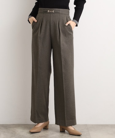 フロントビットカルゼワイドパンツ