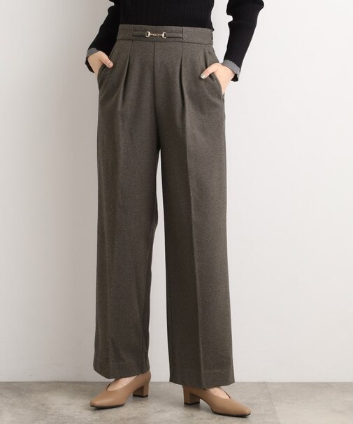フロントビットカルゼワイドパンツ