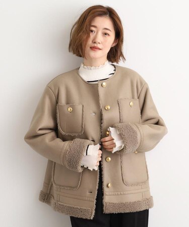 フェイクムートンボアジャケット