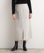 クラシカルツイード Aラインスカート