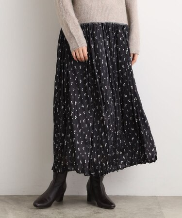 花柄アソートプリーツスカート