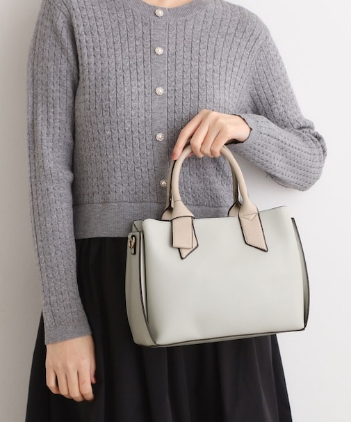 リボンハンドル2WAYトート