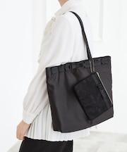 【セレモニー】レースポーチA4ポケッタブルトート